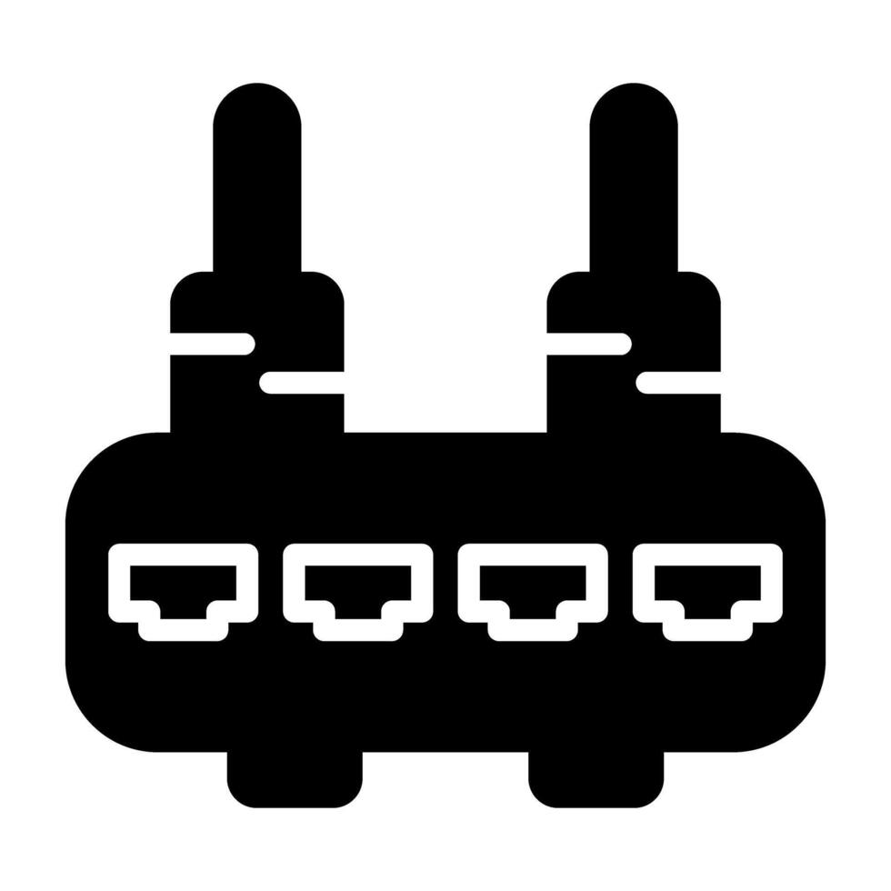 router vector pictogram