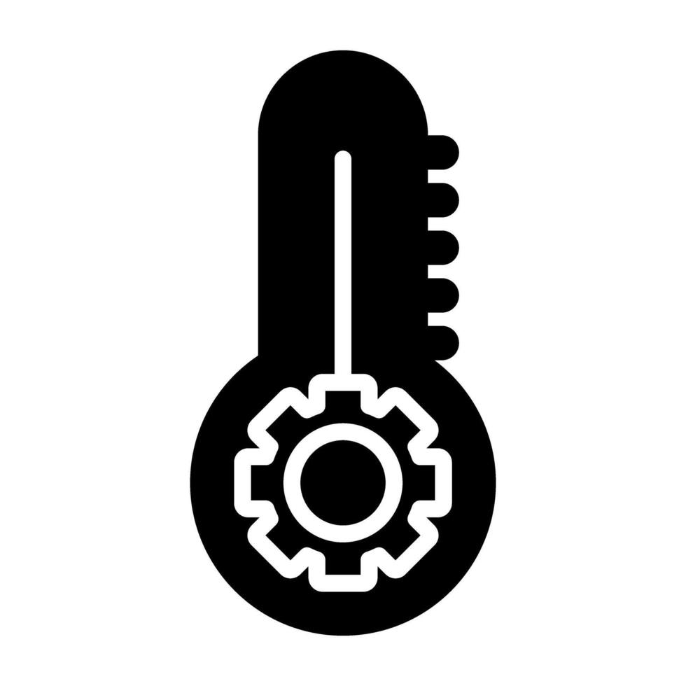 thermometer vector pictogram