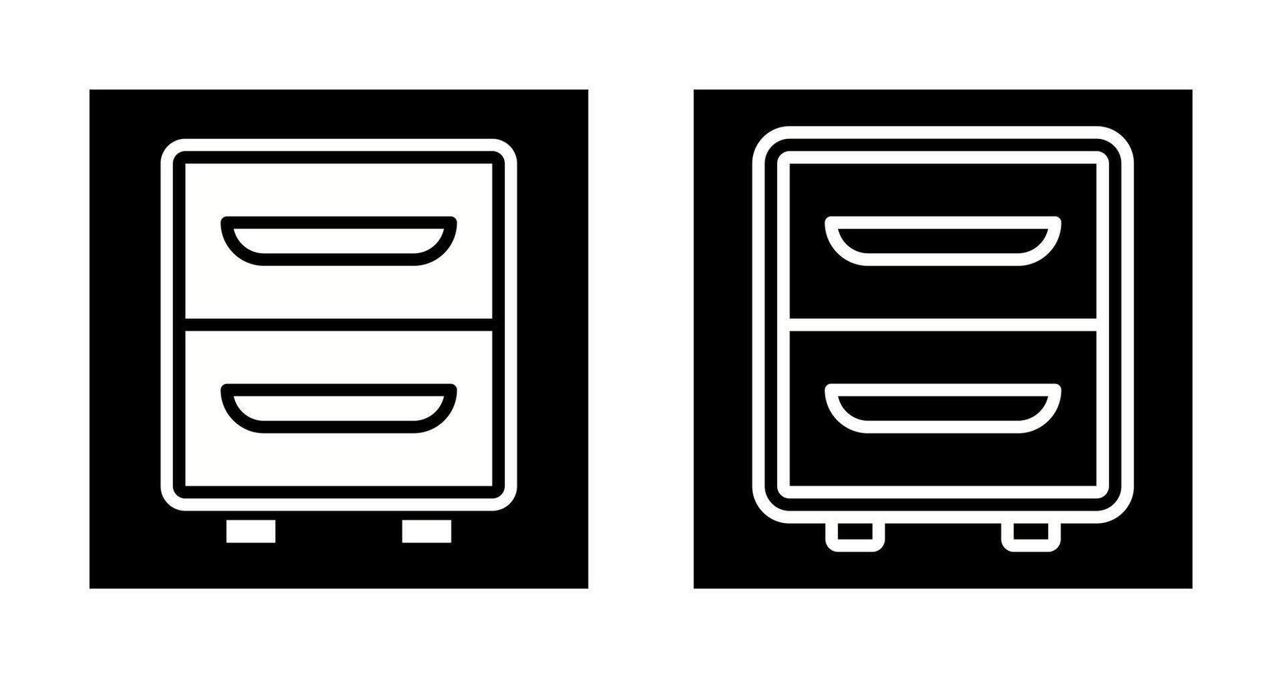 het dossier kabinet vector icoon