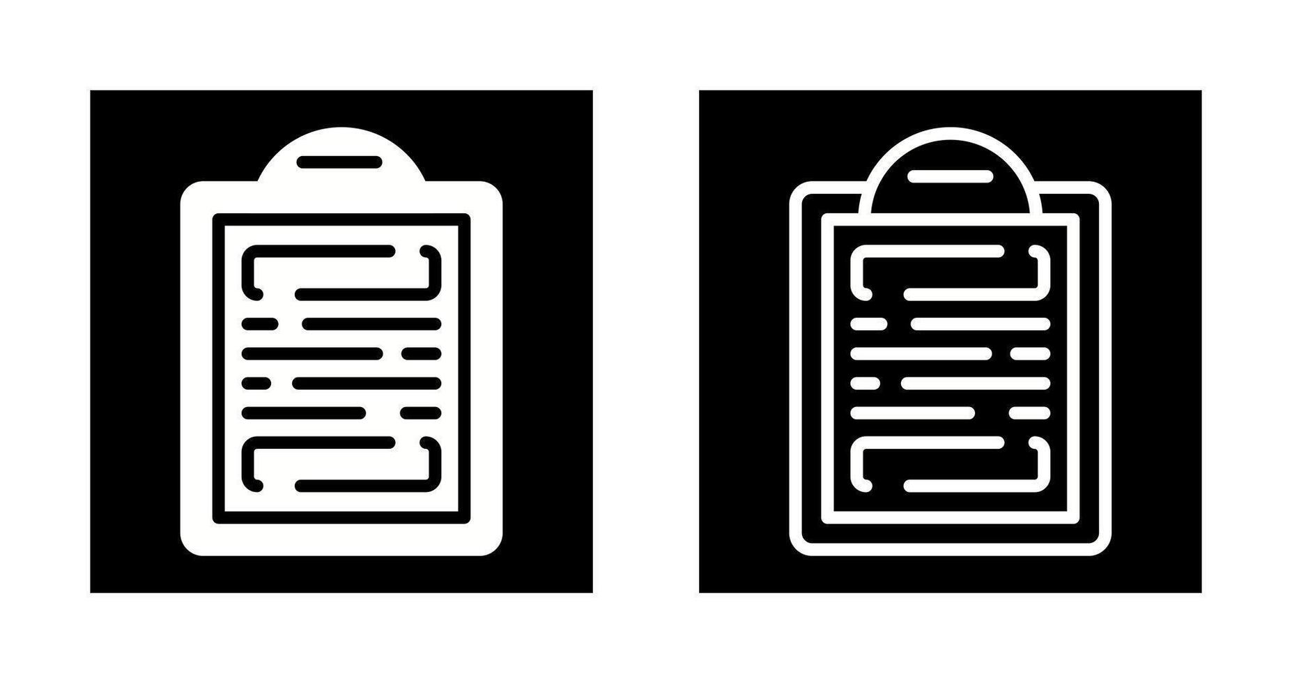 Klembord vector pictogram