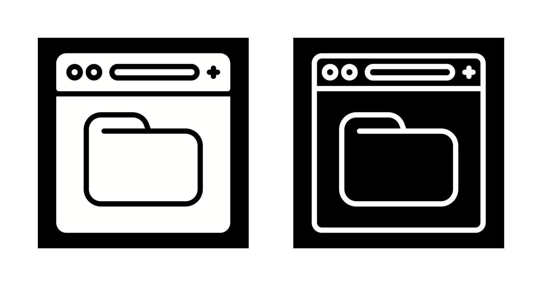 browser vector pictogram