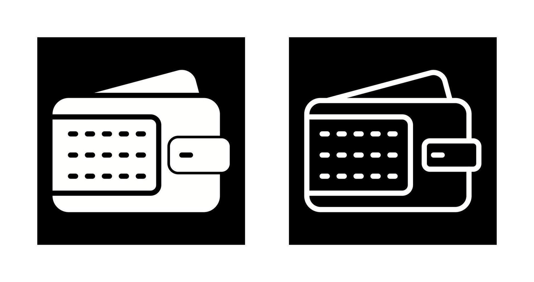 portemonnee vector pictogram