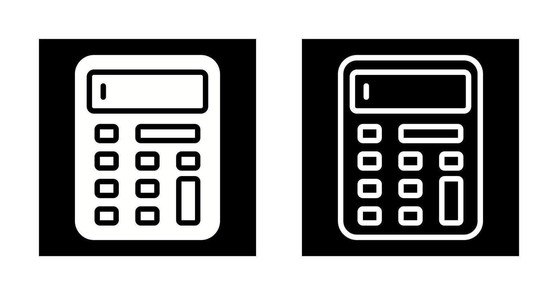 rekenmachine vector pictogram