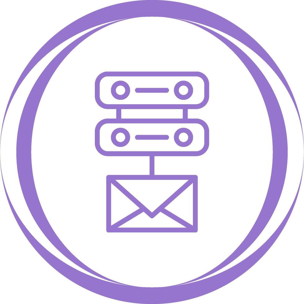 e-mail server vector icoon