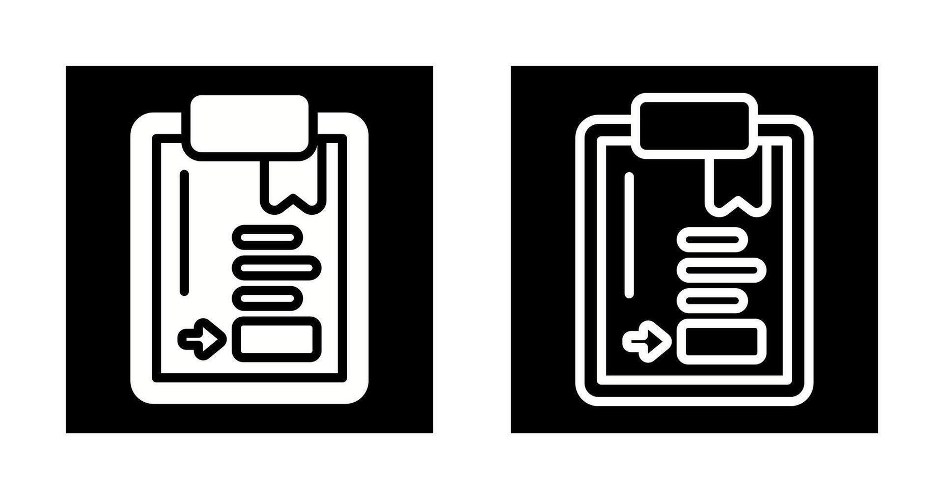 Klembord vector pictogram