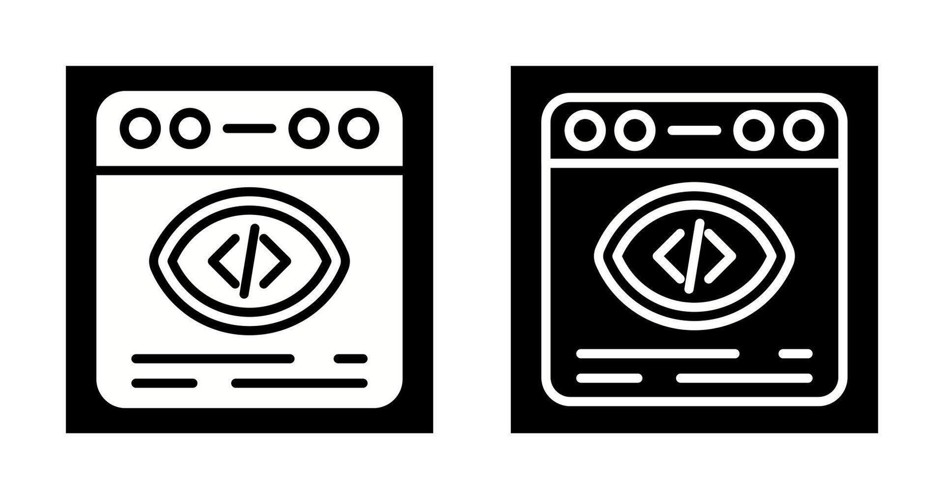 browser vector pictogram