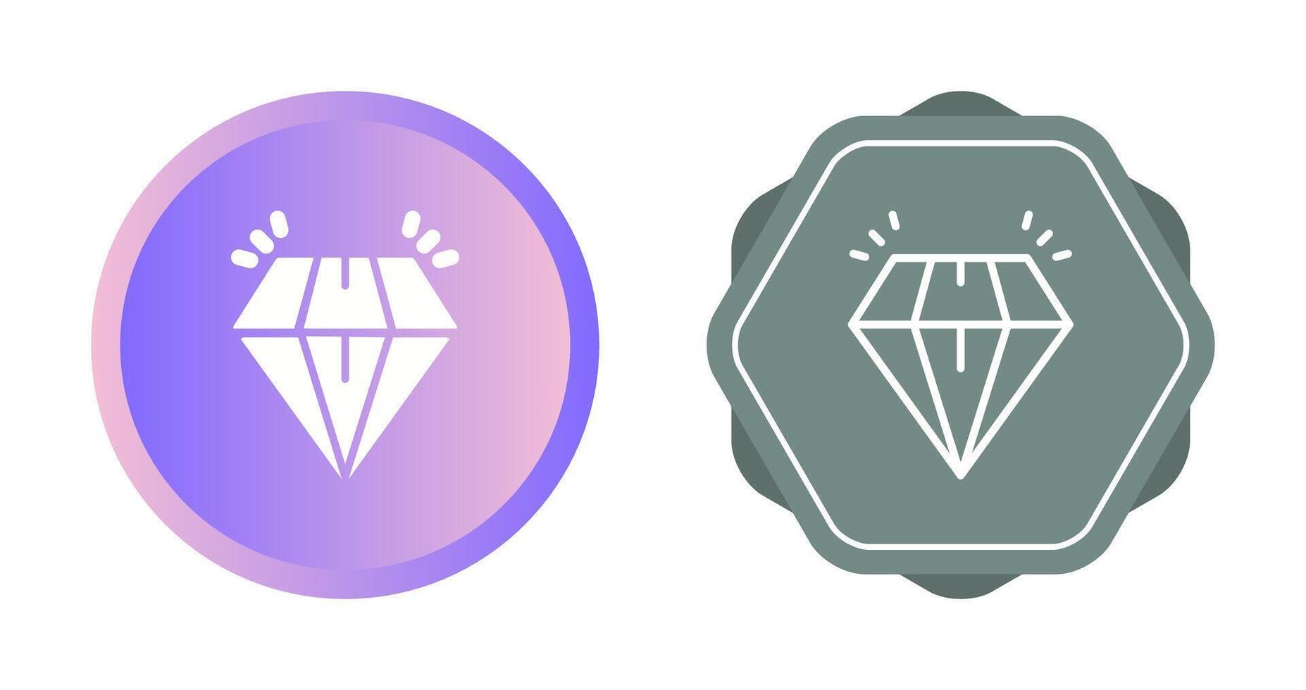 diamant vector pictogram