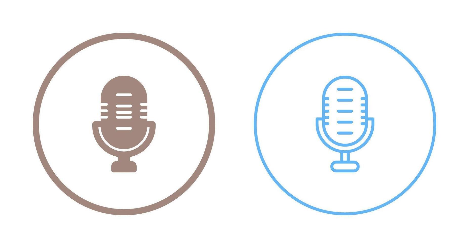 microfoon vector pictogram