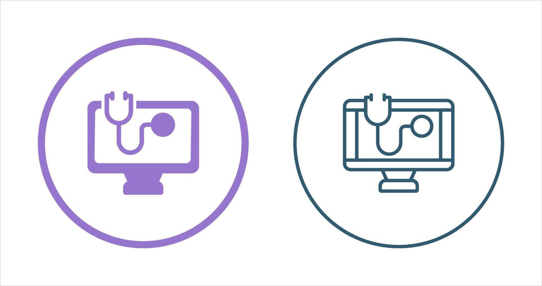 stethoscoop vector pictogram