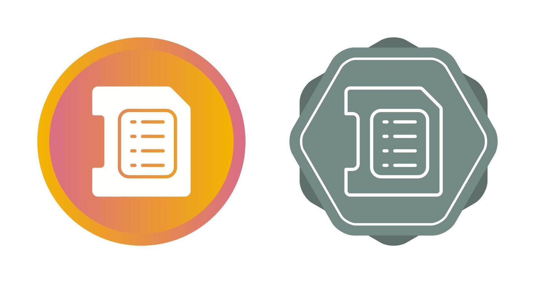 sd-kaart vector pictogram