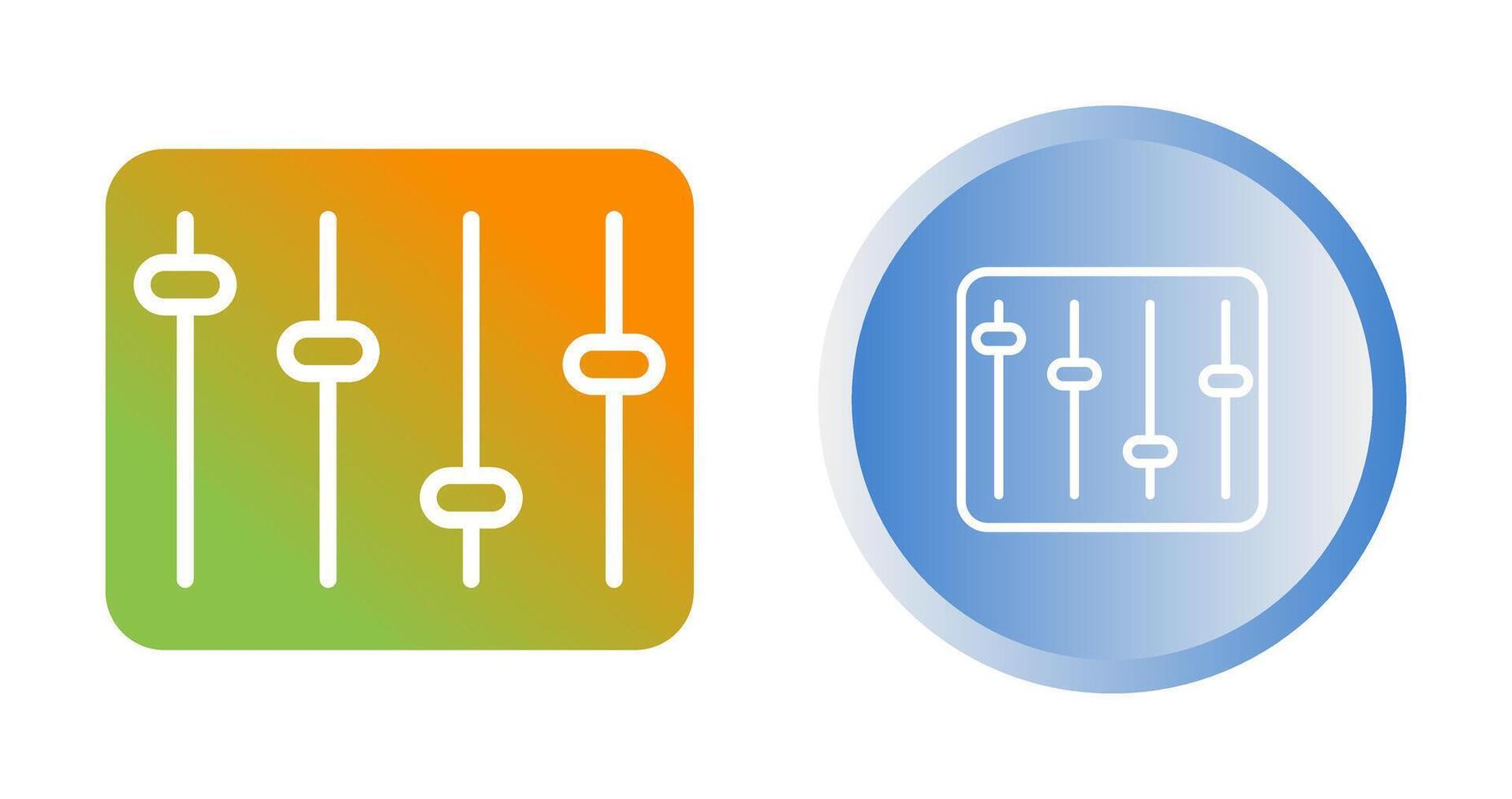 equalizer vector icoon