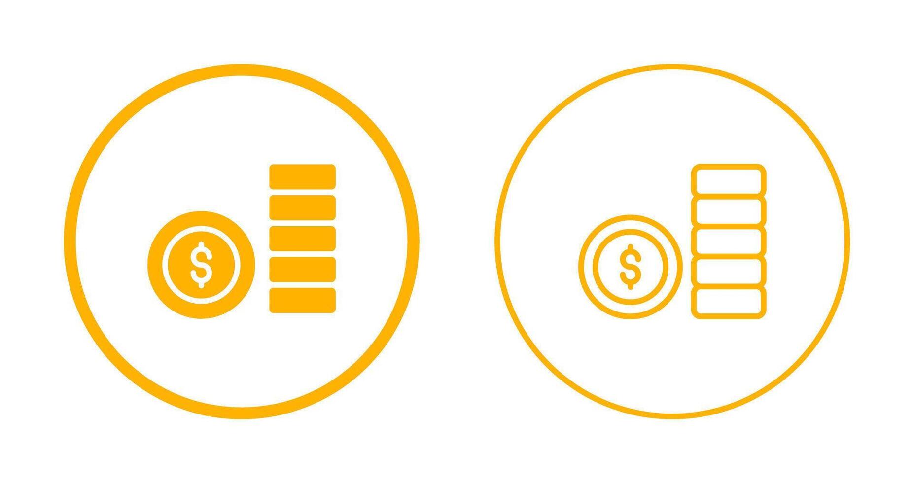 munten vector pictogram