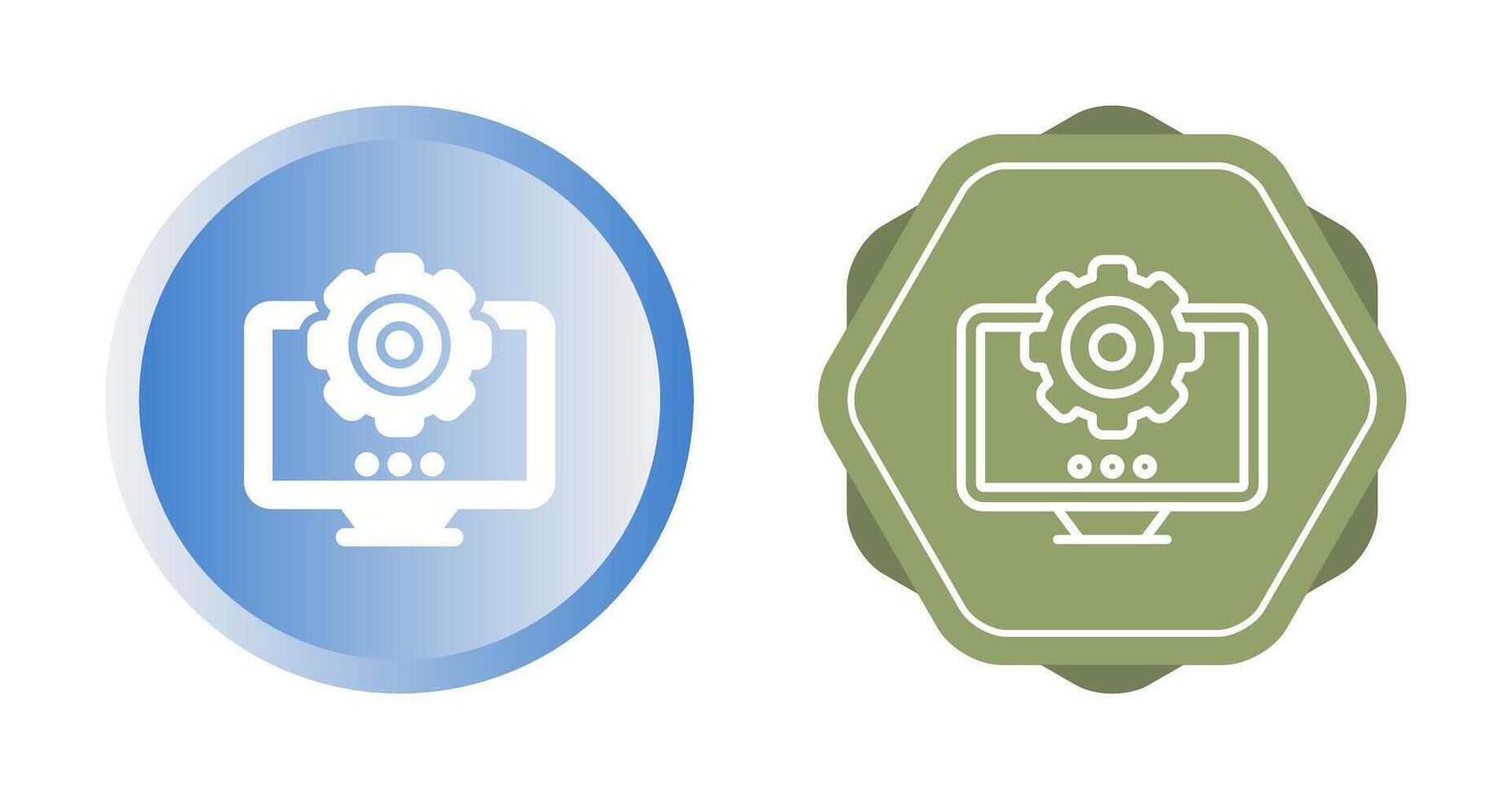 instellingen vector pictogram