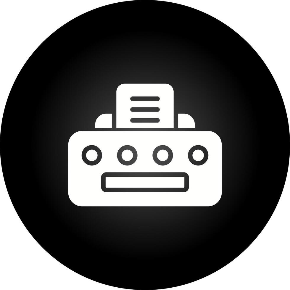 document het drukken vector icoon