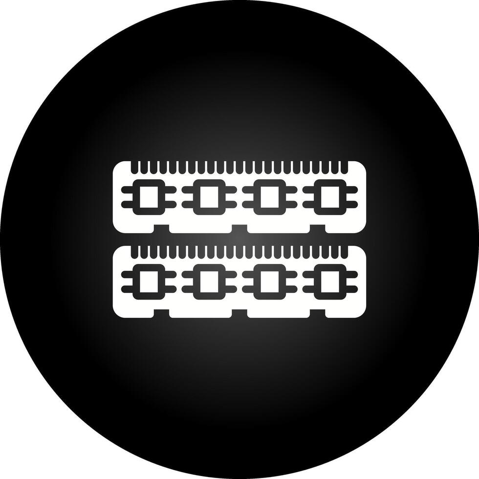 RAM geheugen vector icoon