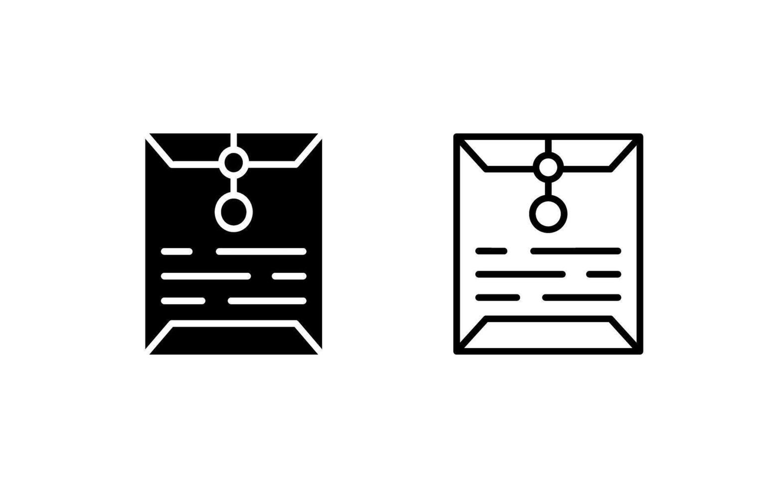 envelop vector pictogram