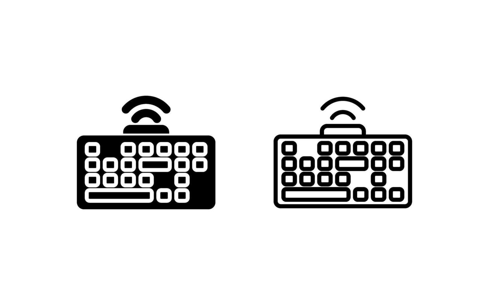 toetsenbord vector pictogram