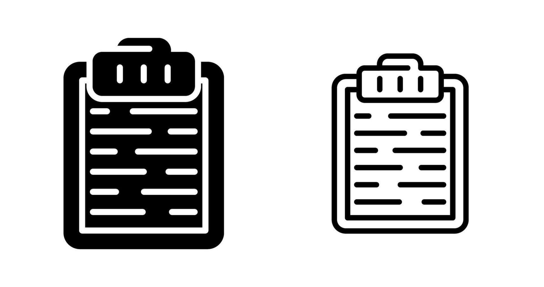 Klembord vector pictogram