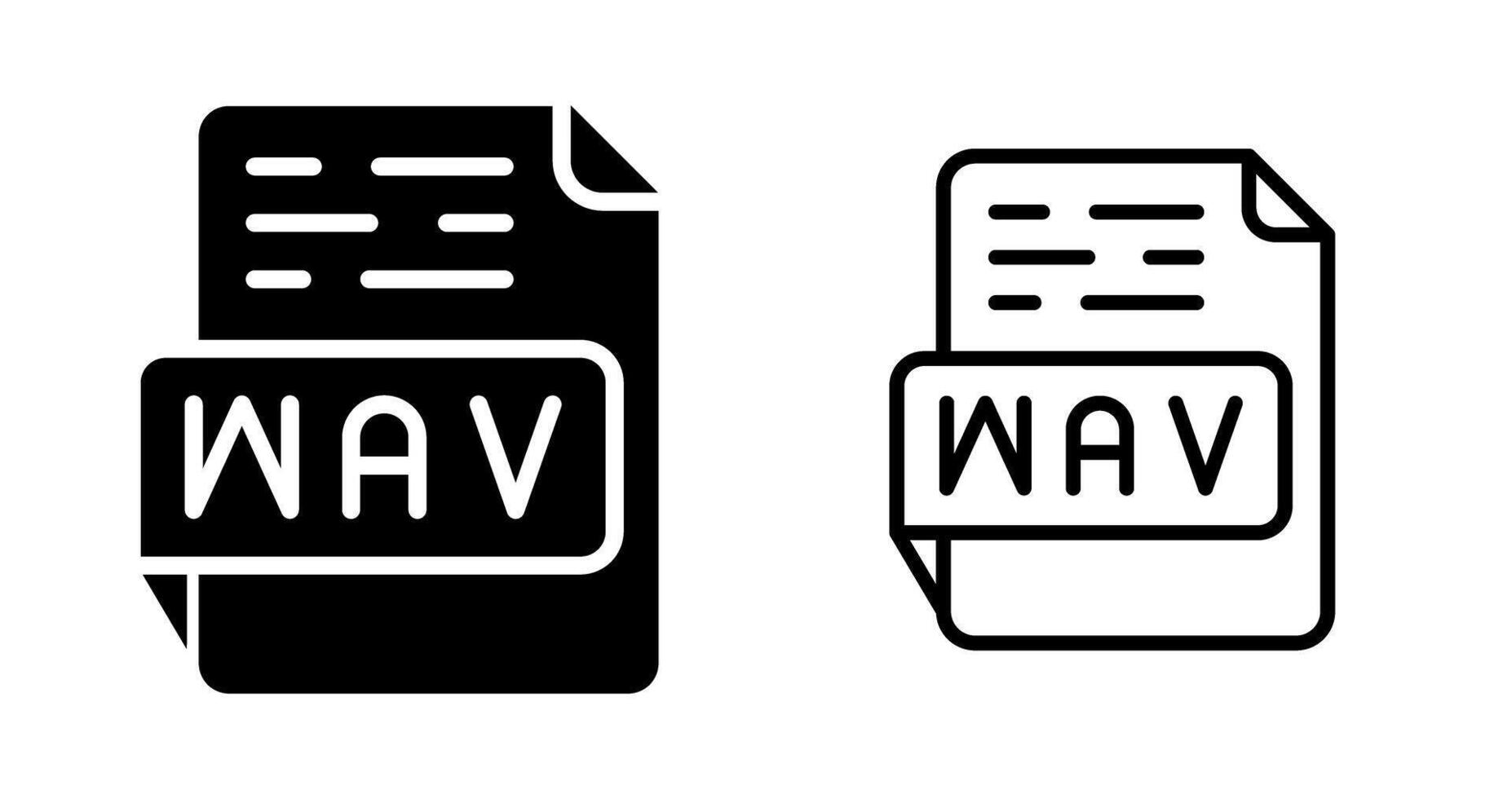 wav vector icoon