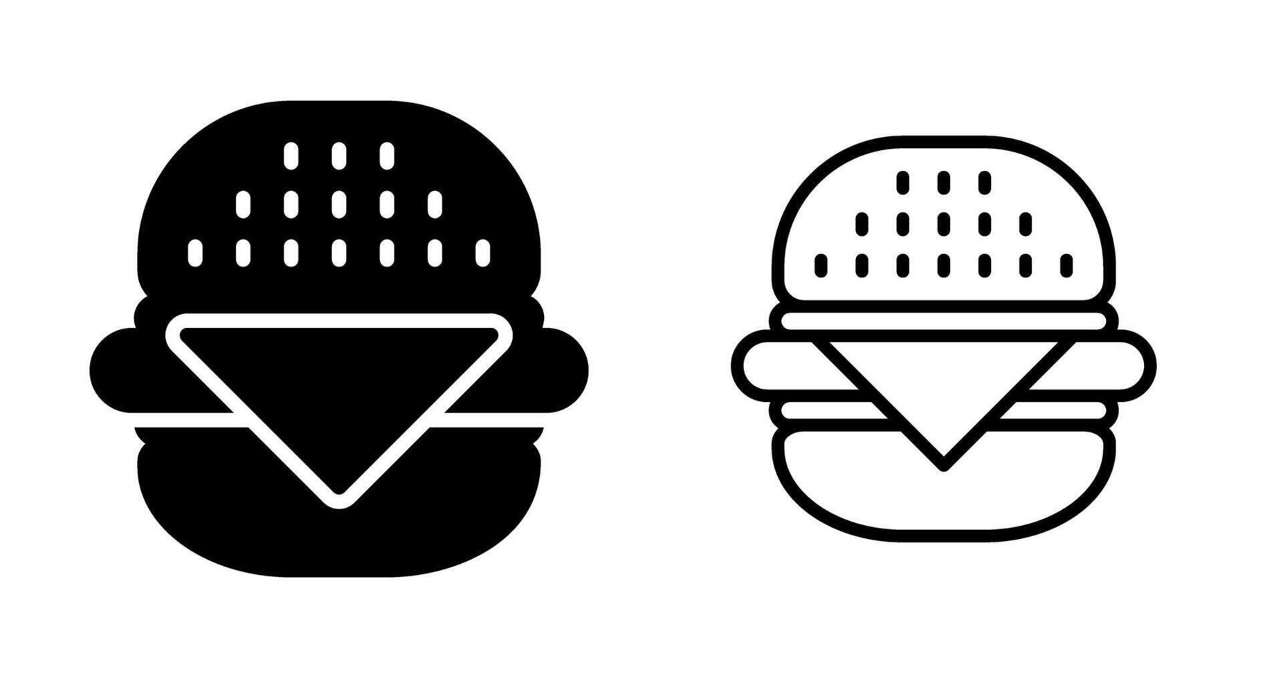 hamburger vector pictogram