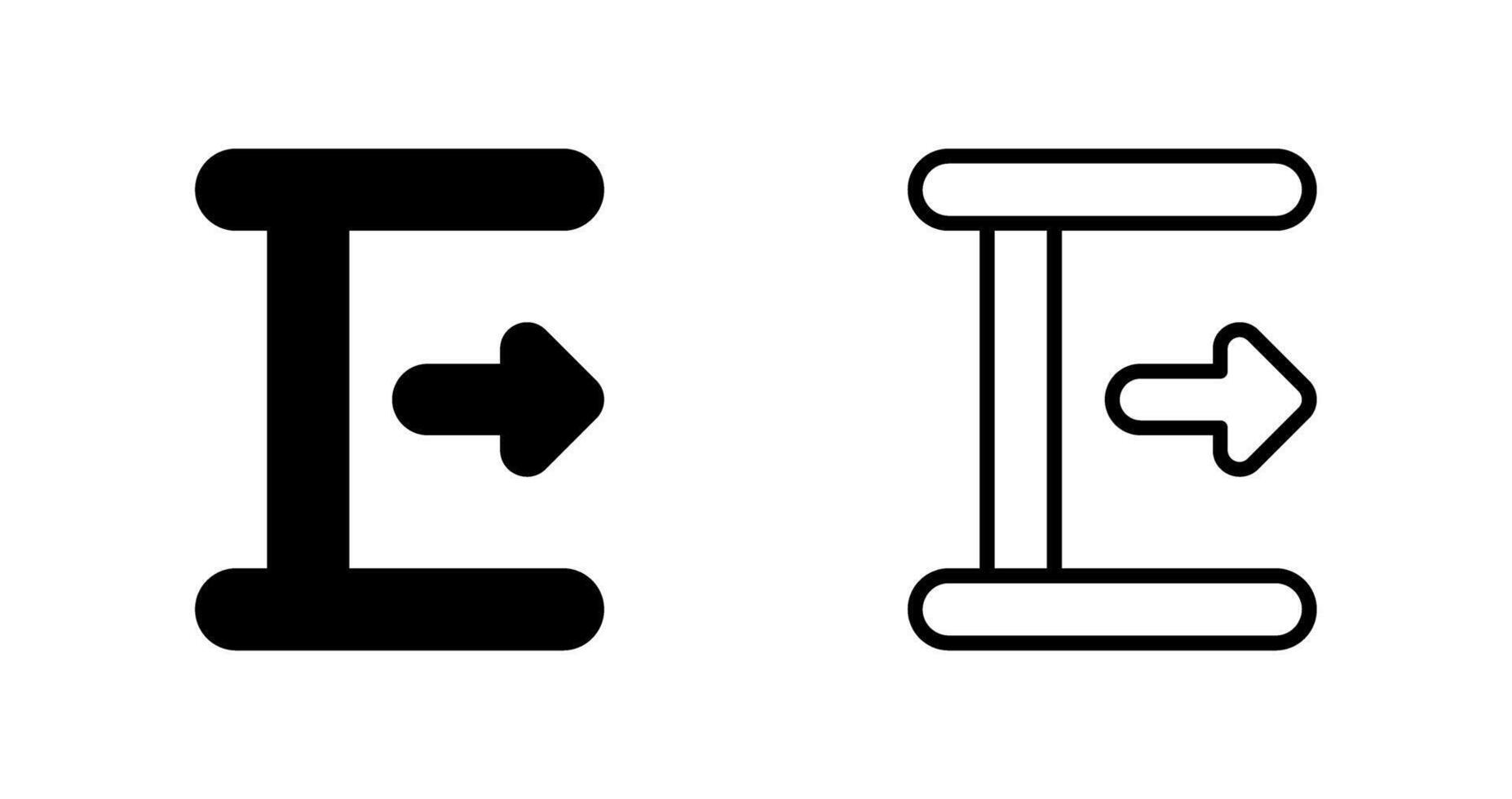 glijbaan regel vector icoon