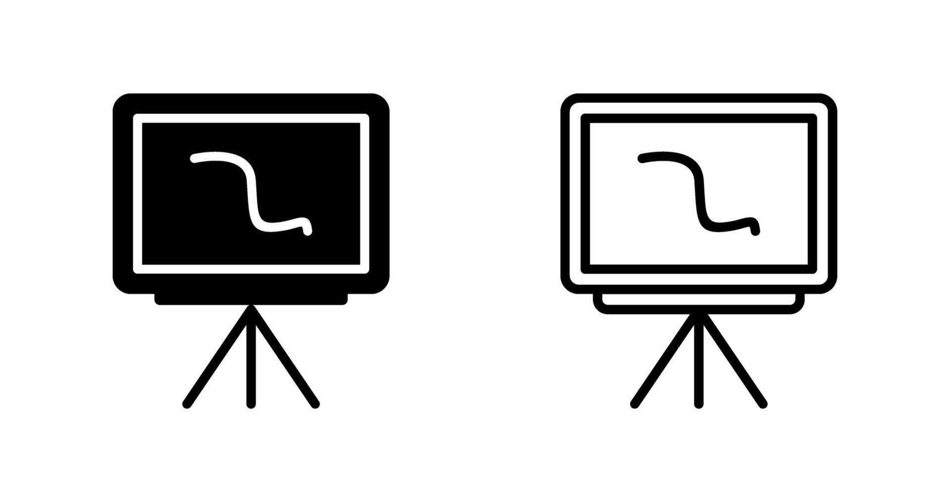 schoolbord vector pictogram