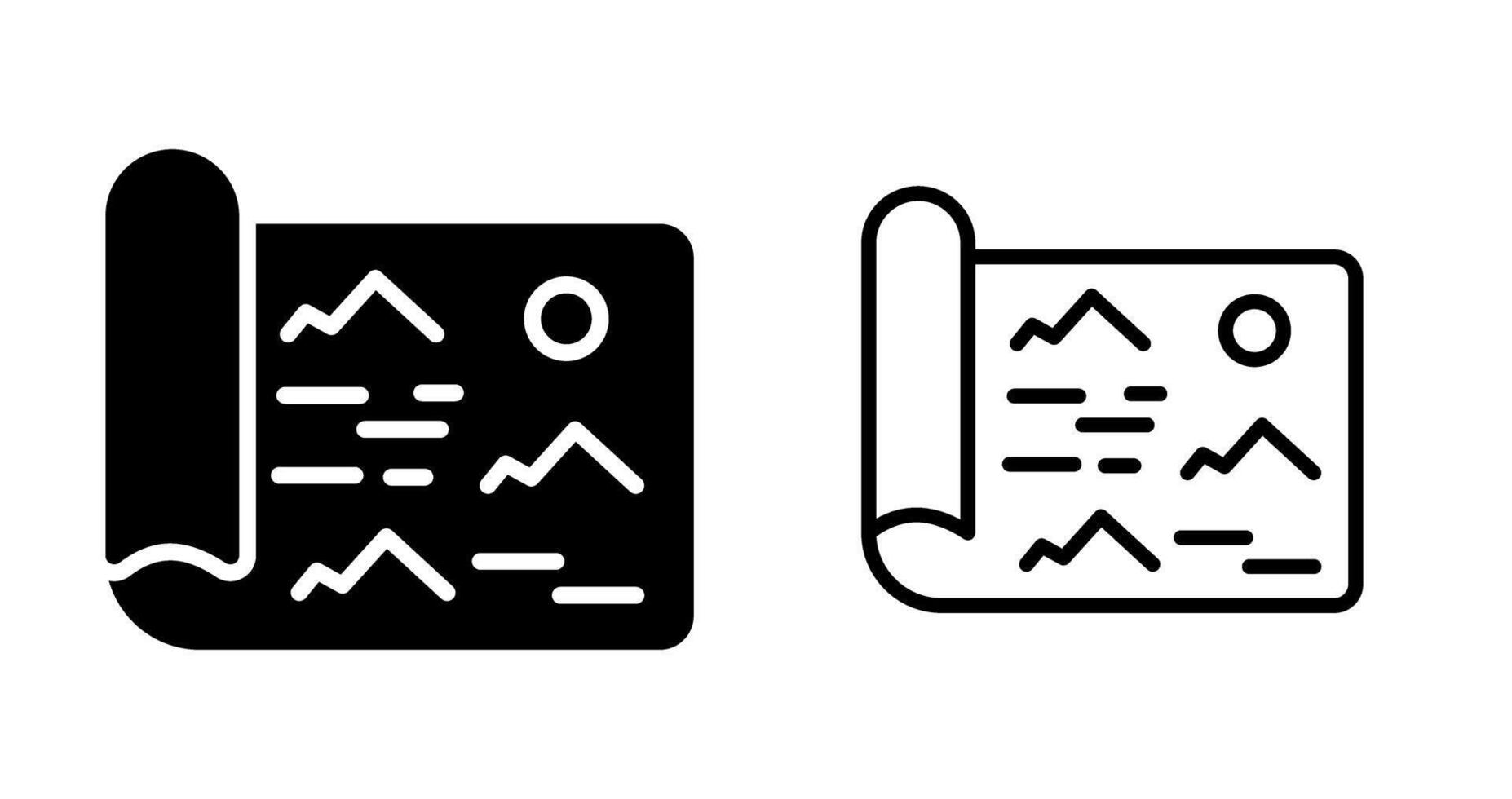 kaart vector pictogram