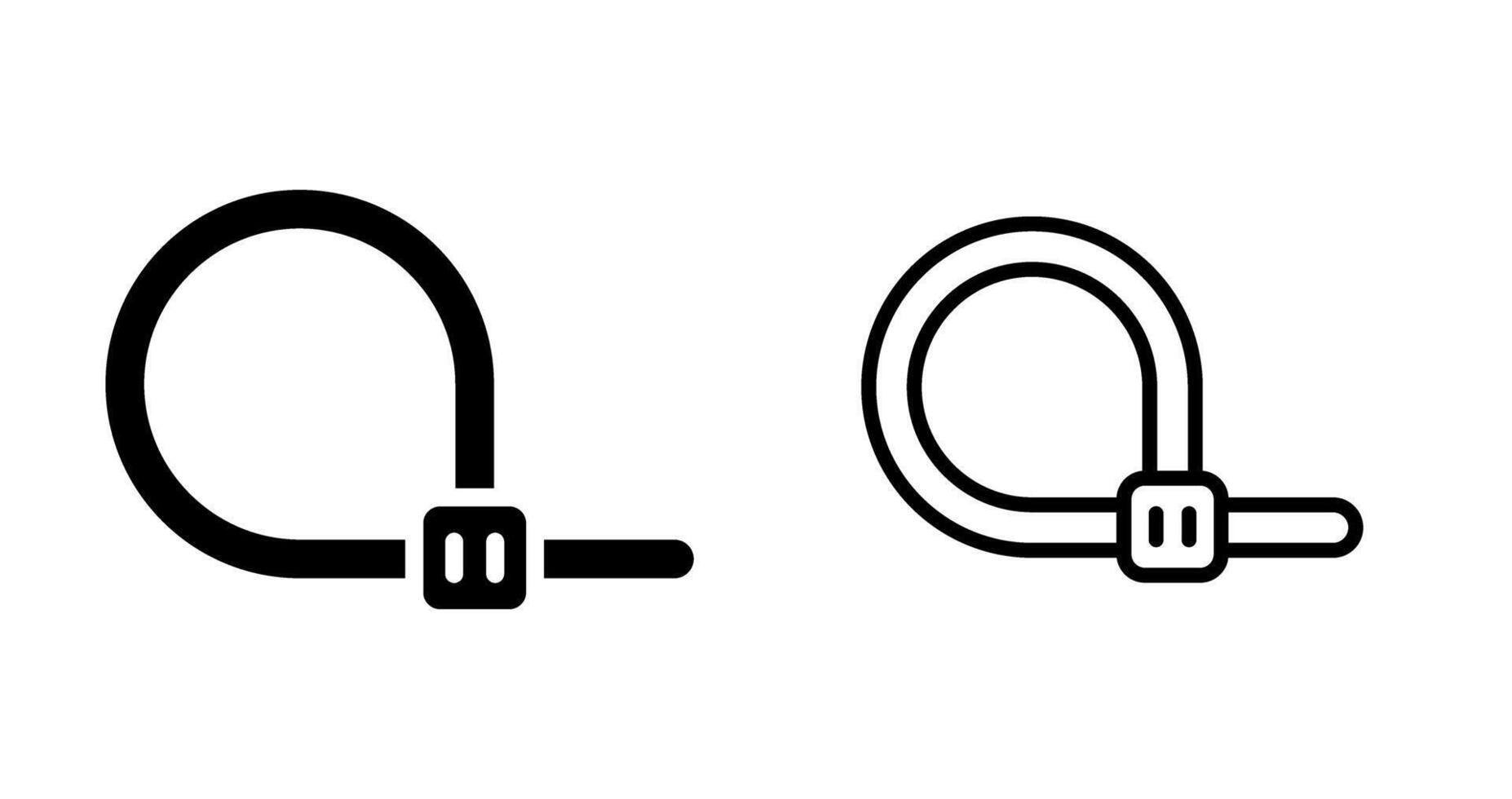 kabel stropdas spanner vector icoon