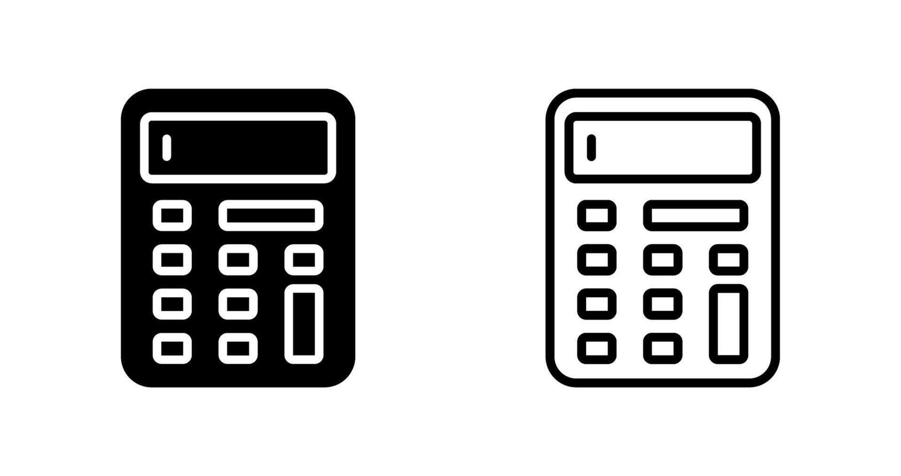 rekenmachine vector pictogram