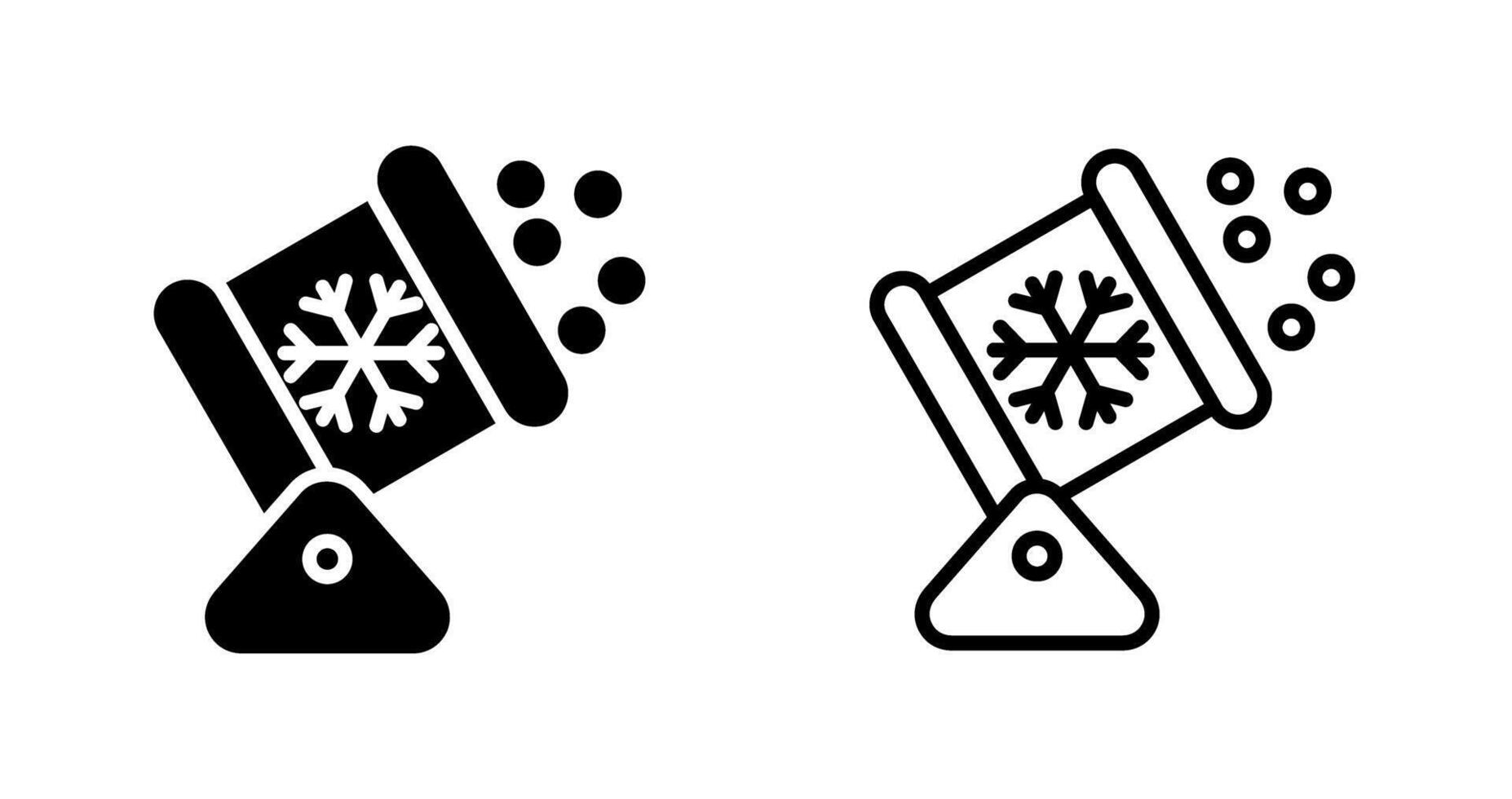 sneeuw machine vector icoon