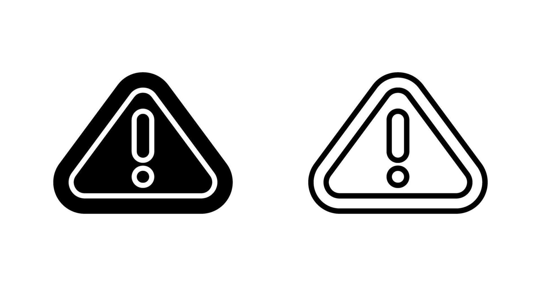 waarschuwing vector pictogram