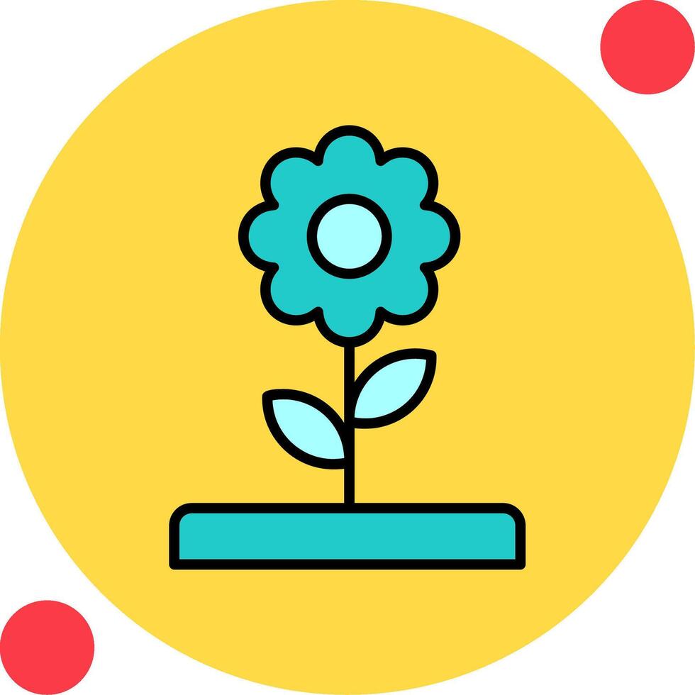 bloem vector pictogram