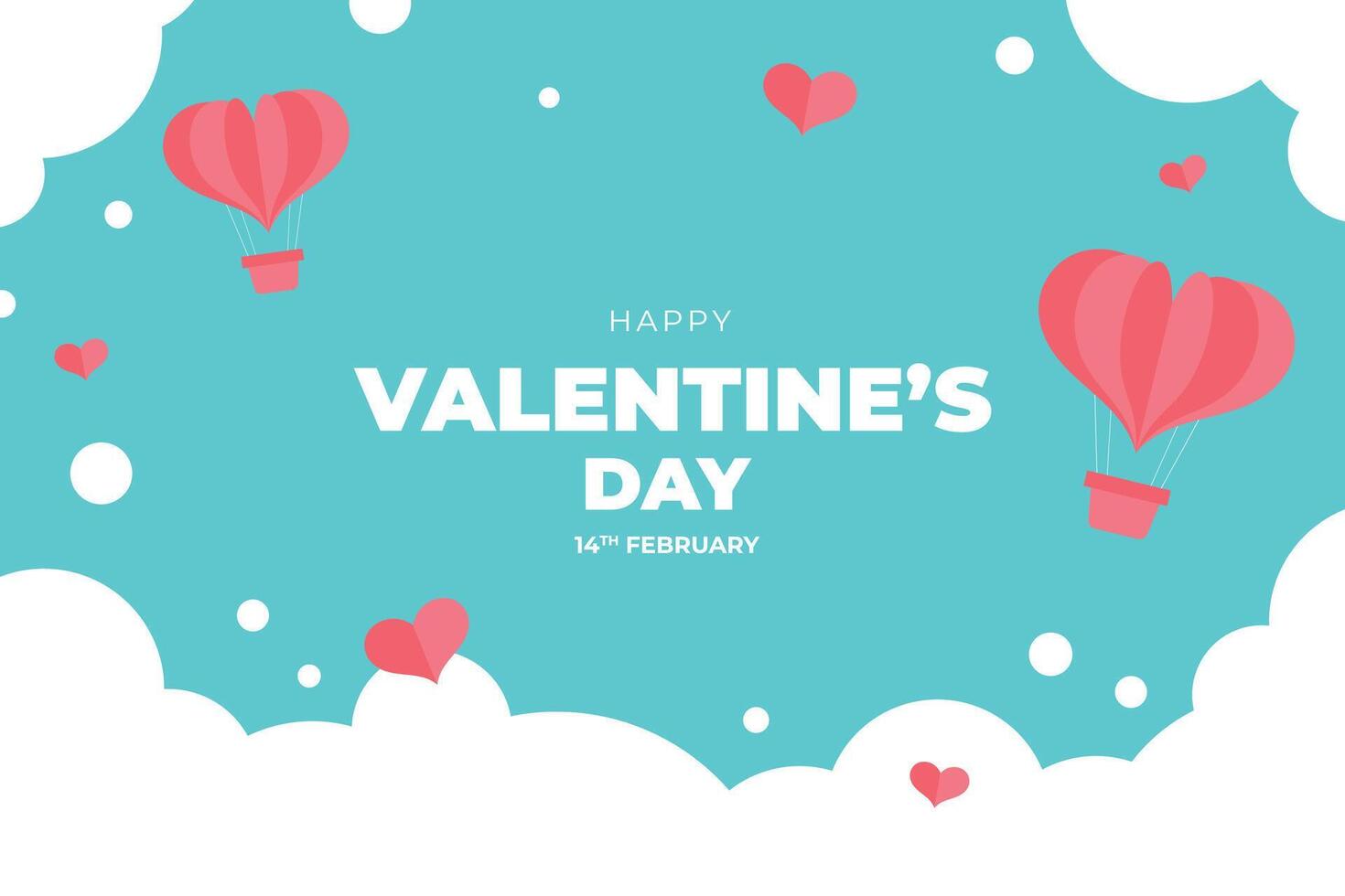 gelukkig Valentijnsdag dag, Valentijnsdag dag harten achtergrond. vector