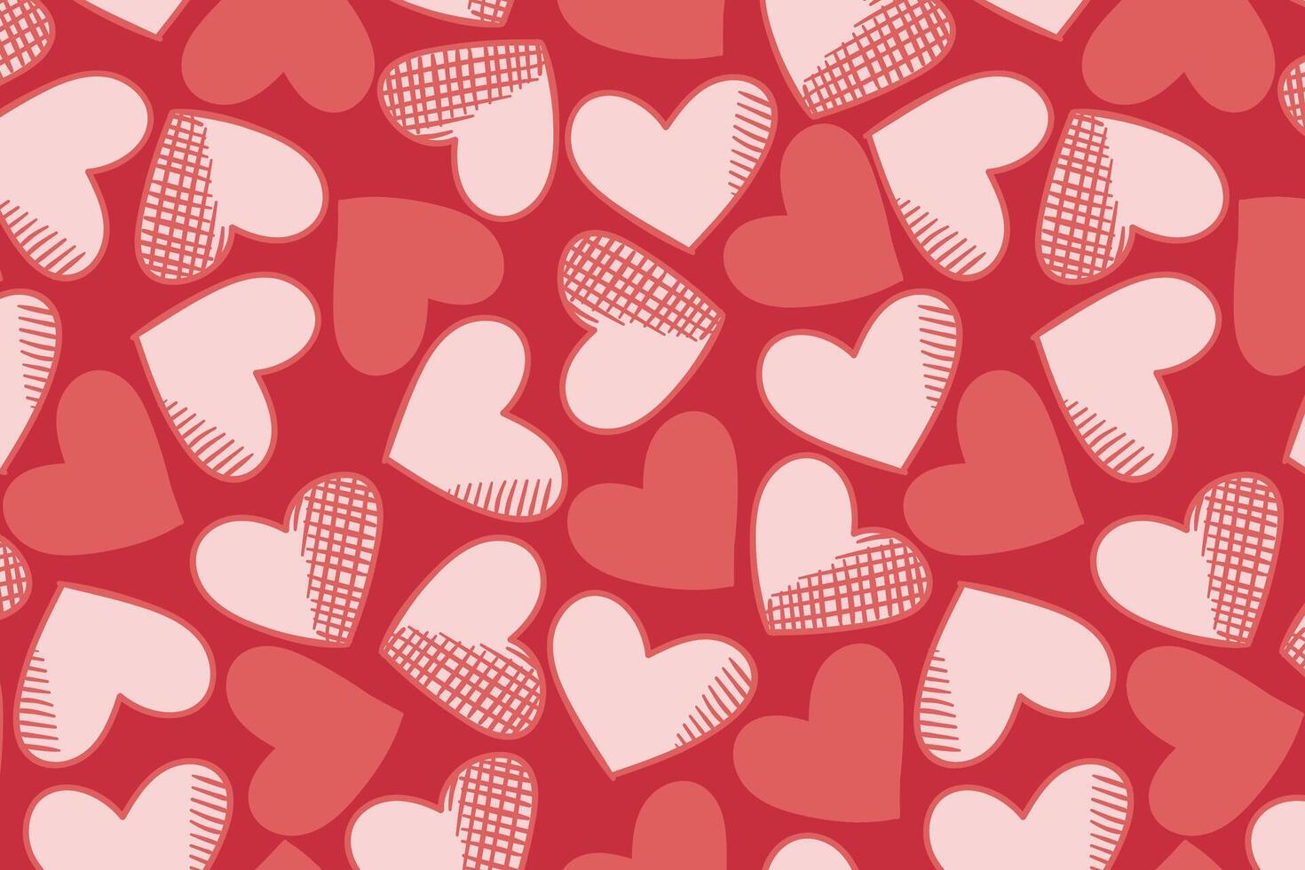 gelukkig Valentijnsdag dag, Valentijnsdag dag harten achtergrond. vector