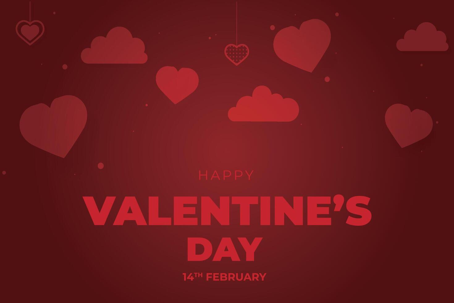 Valentijnsdag dag achtergrond, gelukkig Valentijnsdag dag banier vector