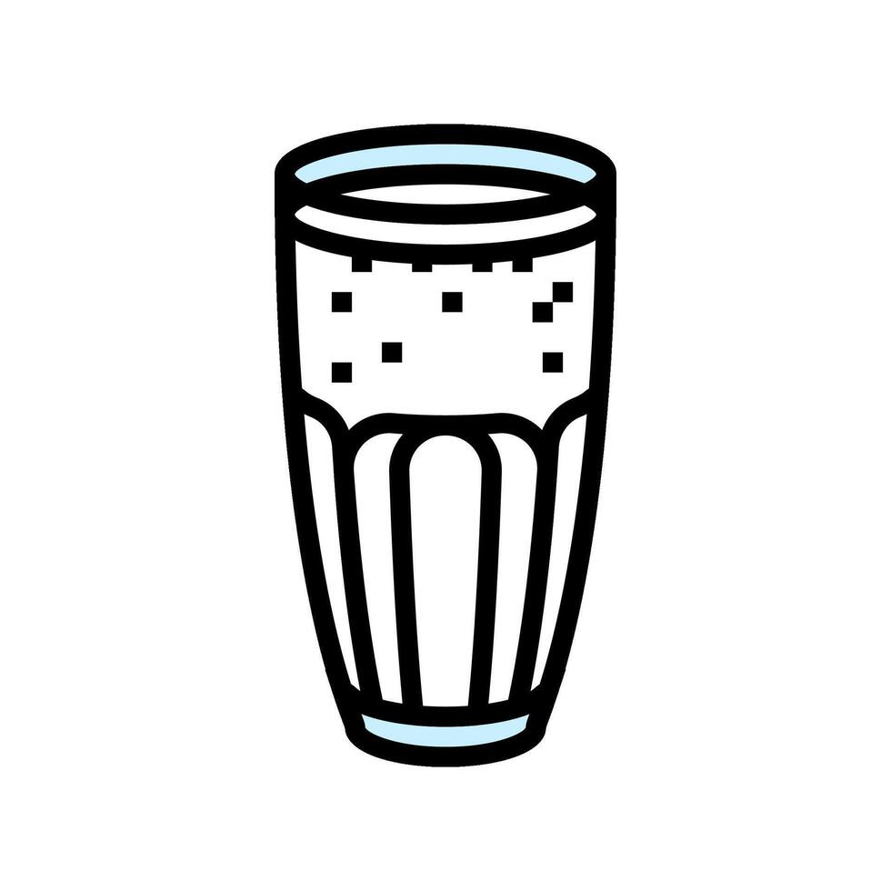 lassi drinken Indisch keuken kleur icoon vector illustratie