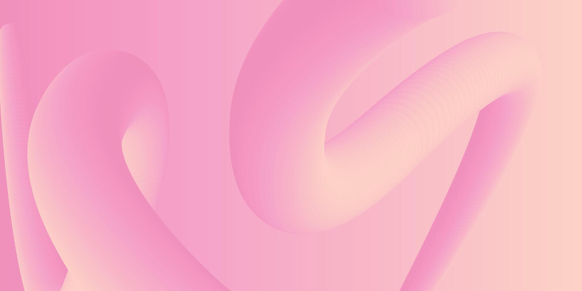 abstract 3d vloeistof vloeistof roze kleur achtergrond. creatief minimaal gebied ballen of bubbel modieus kleurrijk helling ontwerp voor Hoes brochure, folder, poster, banier web. vector