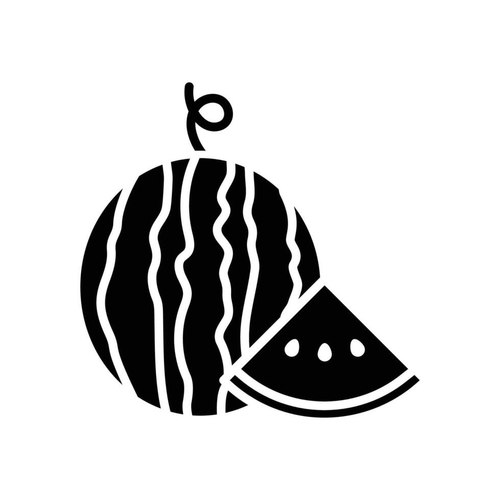water meloen icoon vector ontwerp sjabloon in wit achtergrond