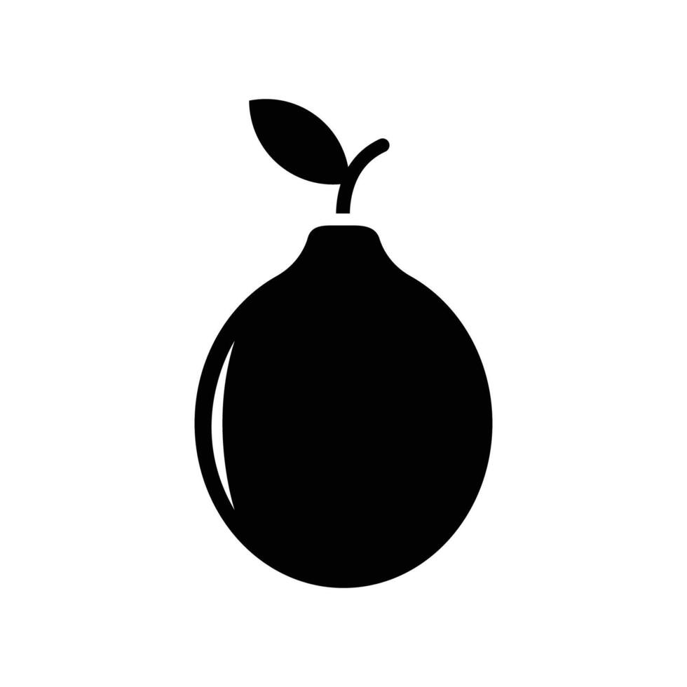guava icoon vector ontwerp sjabloon in wit achtergrond