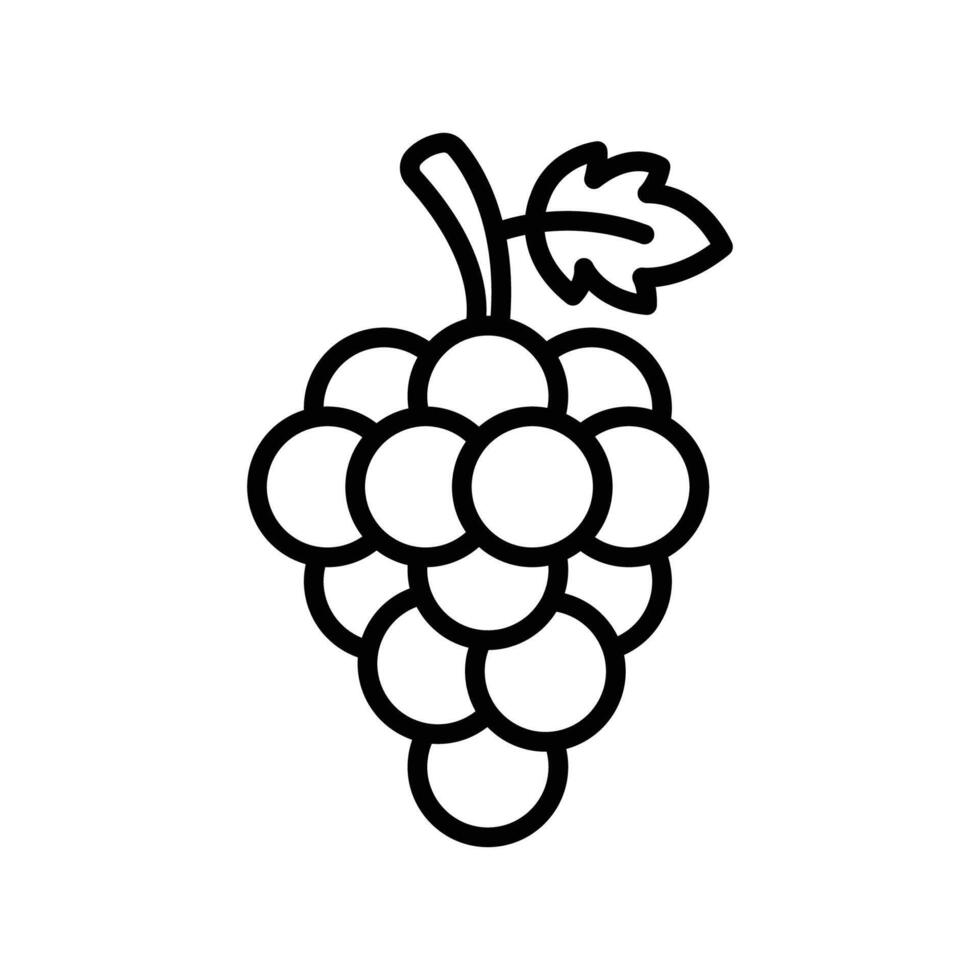 druiven icoon vector ontwerp sjabloon in wit achtergrond