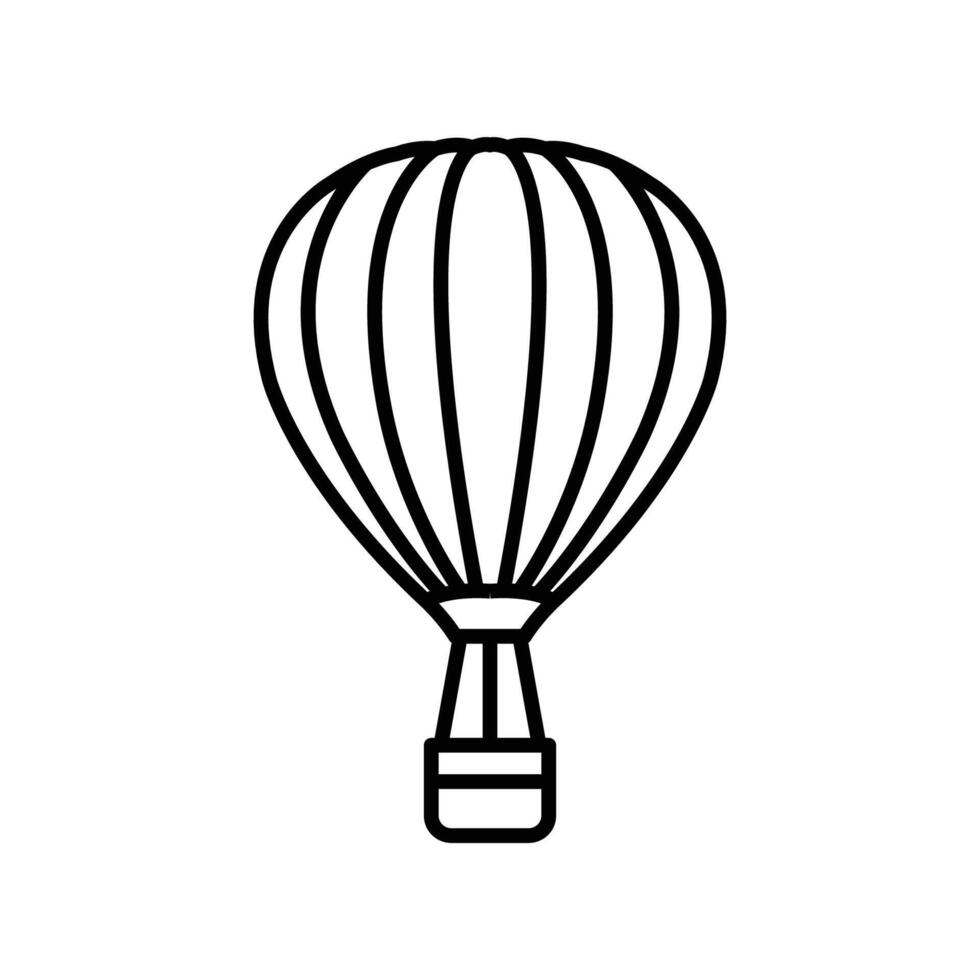 lucht ballon icoon vector ontwerp sjabloon in wit achtergrond