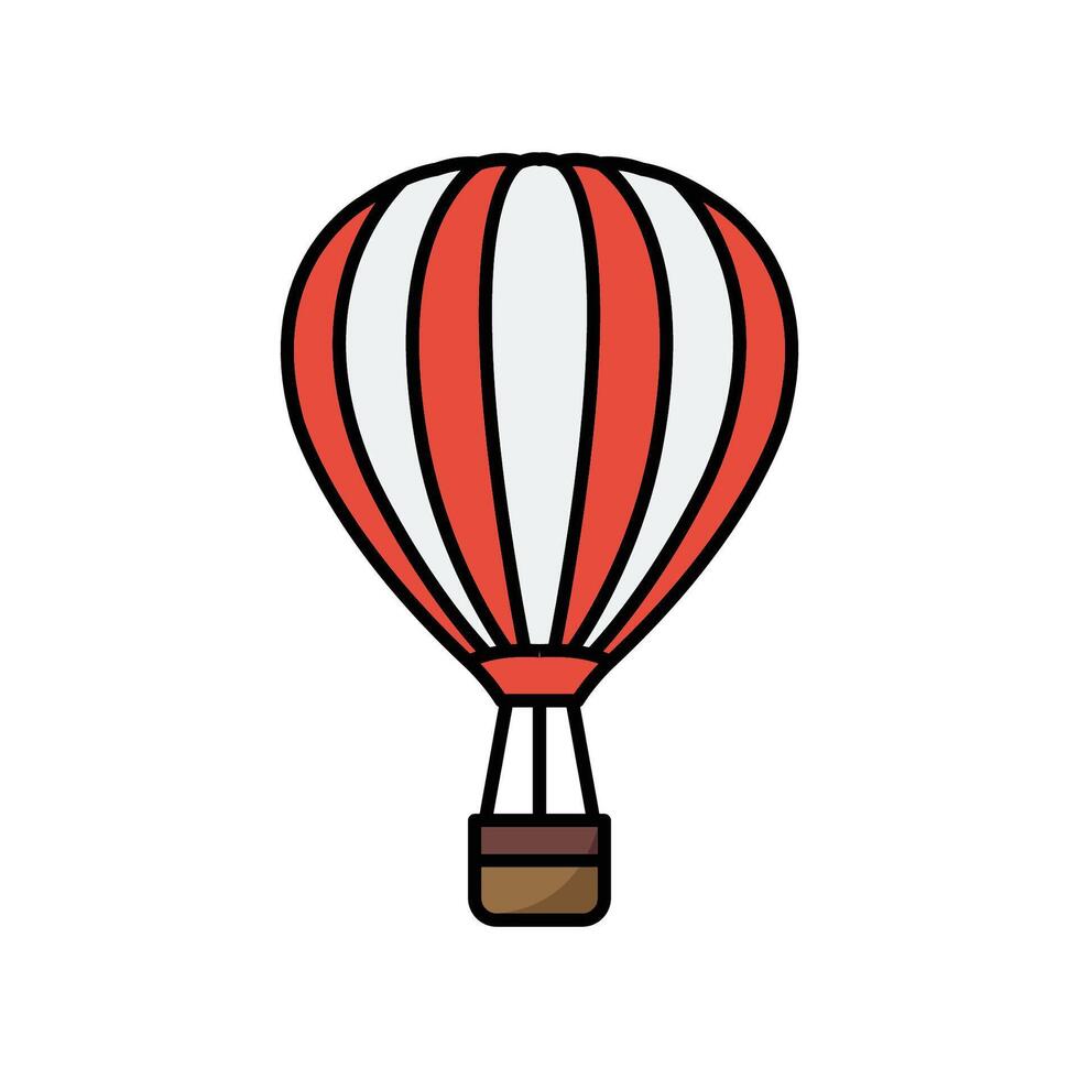 lucht ballon icoon vector ontwerp sjabloon in wit achtergrond