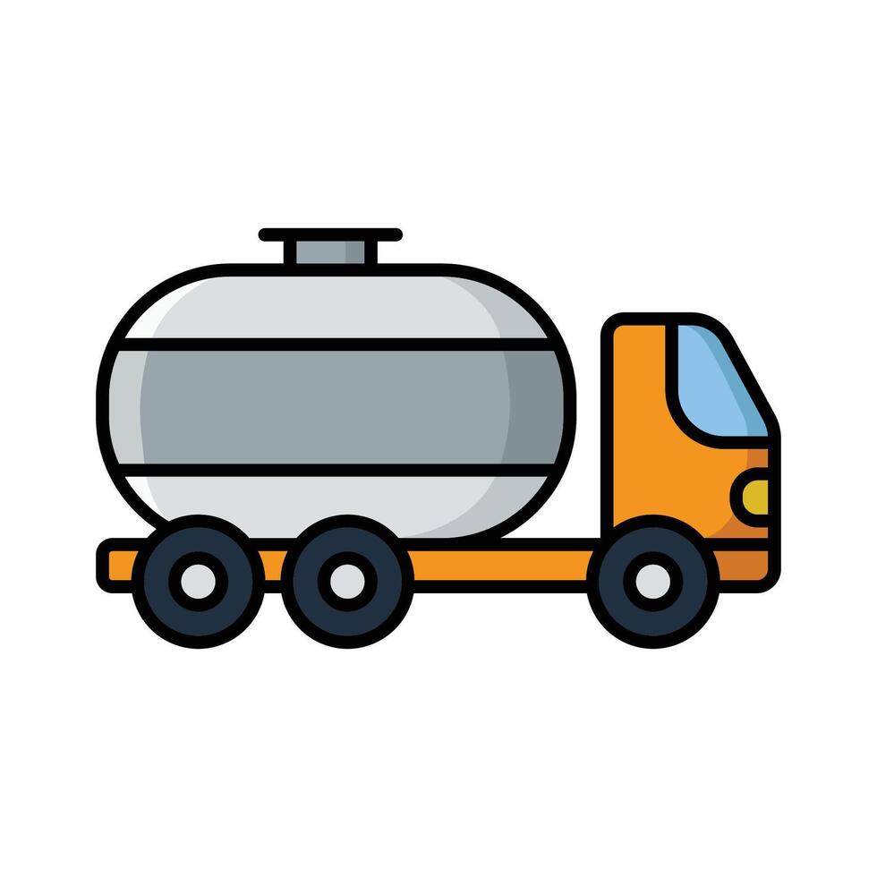 olie vrachtauto icoon vector ontwerp sjabloon in wit achtergrond