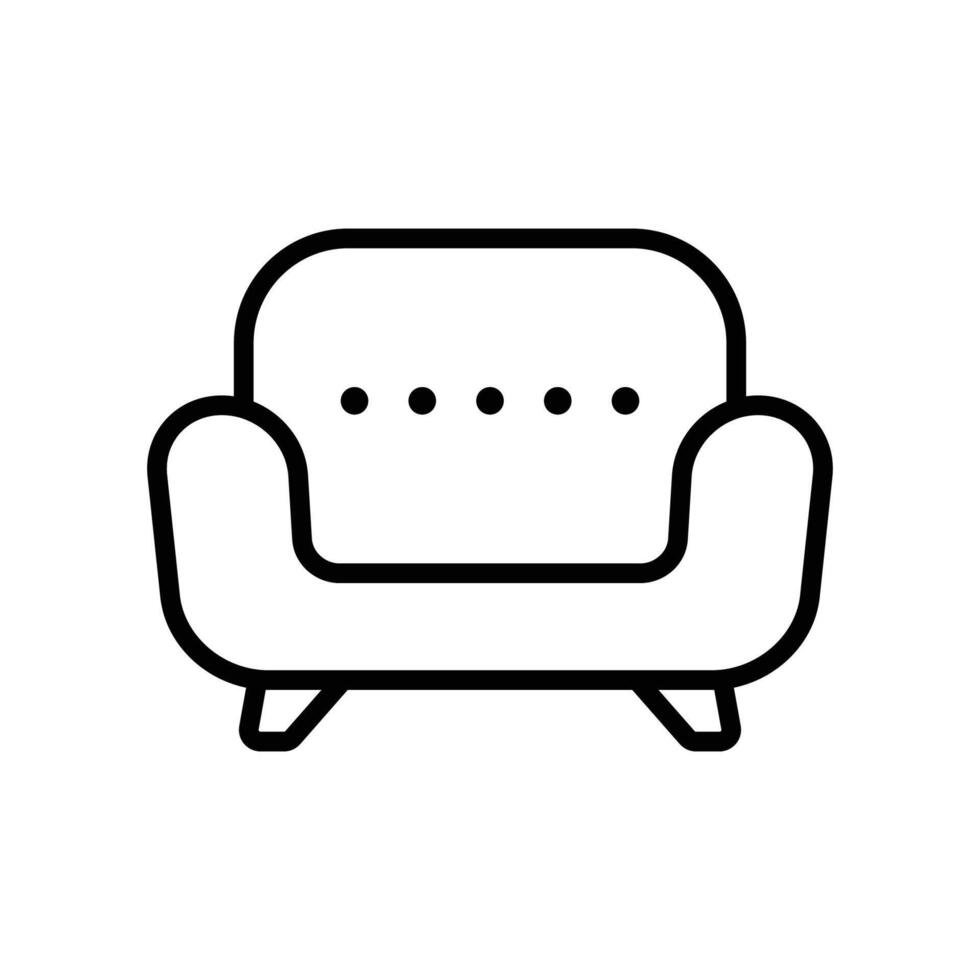 sofa icoon vector ontwerp sjabloon in wit achtergrond