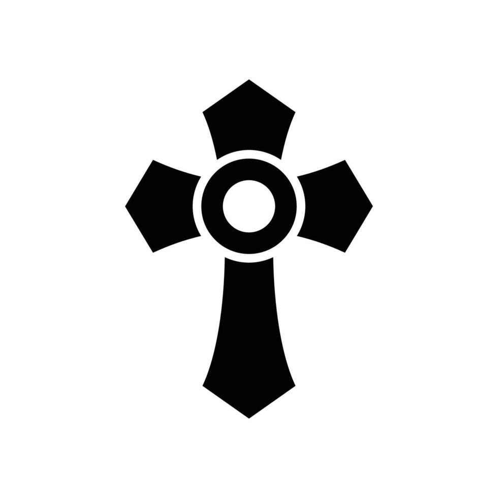 kruis icoon vector ontwerp sjabloon in wit achtergrond