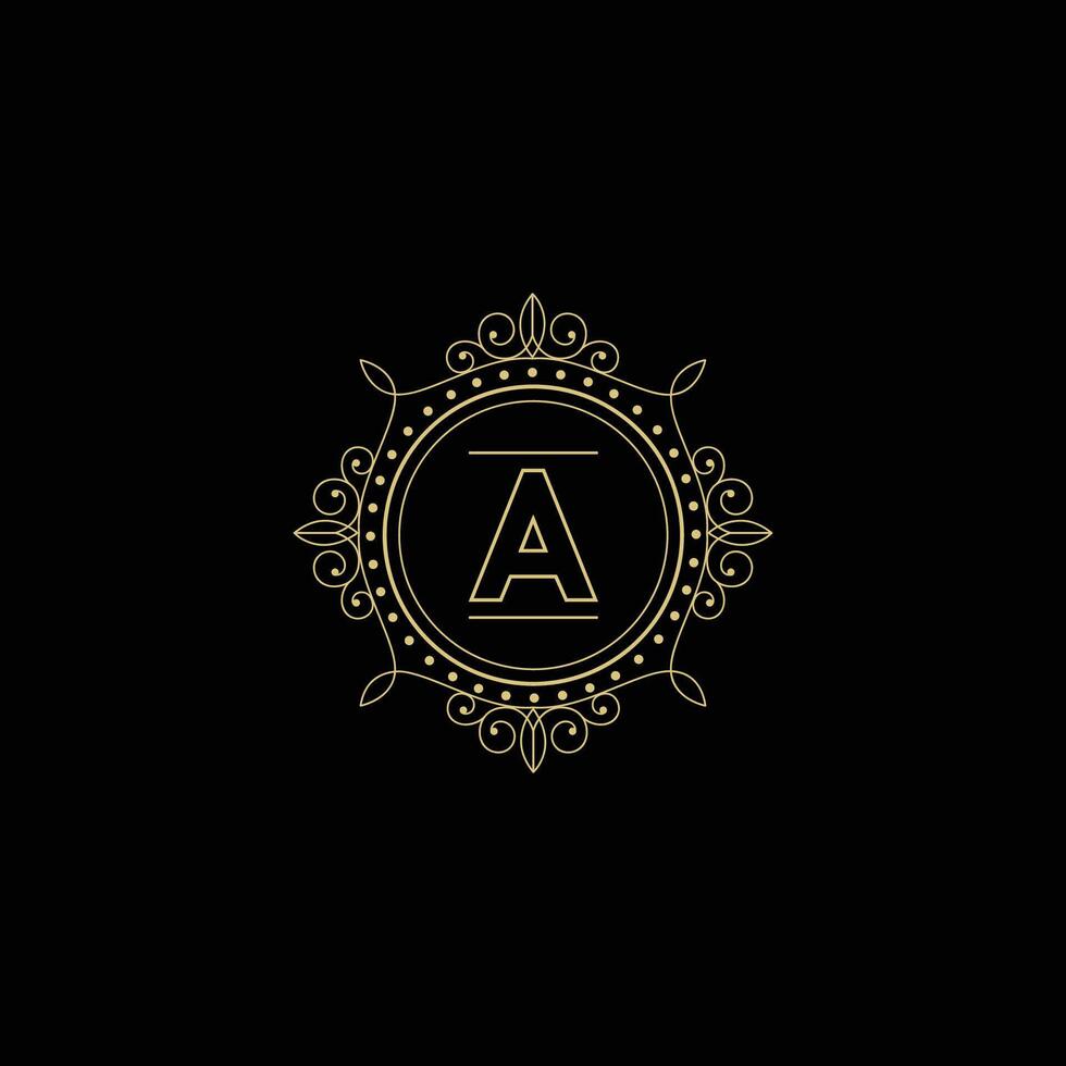 luxe elegant logo ontwerp sjabloon vector