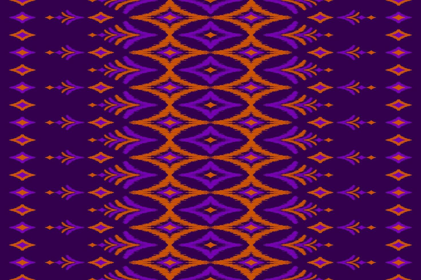 tapijt etnisch ikat kunst. naadloos patroon in stam. aztec meetkundig ornament afdrukken. vector