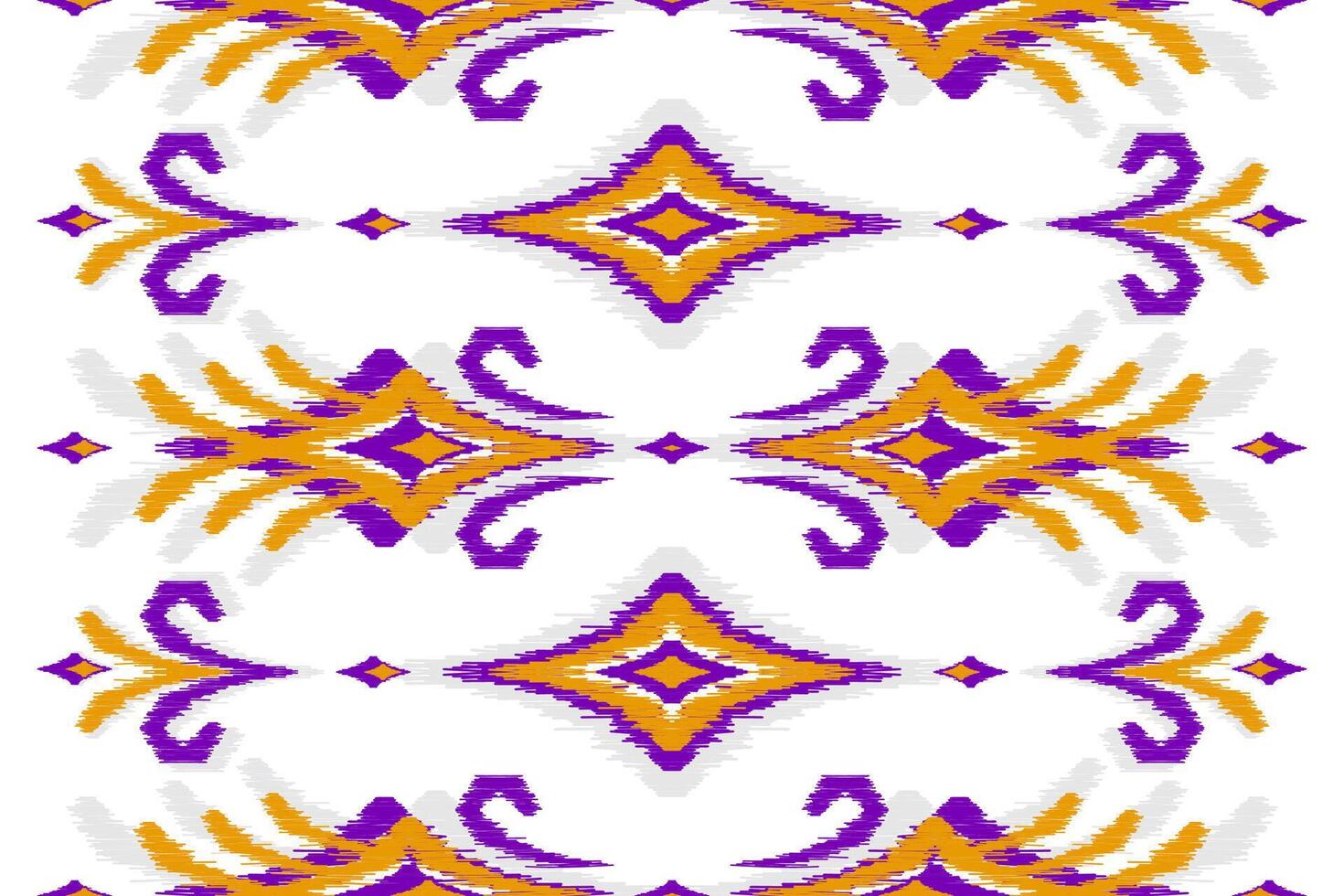 etnisch ikat naadloos patroon traditioneel. tapijt tribal stijl. aztec ornament afdrukken. vector