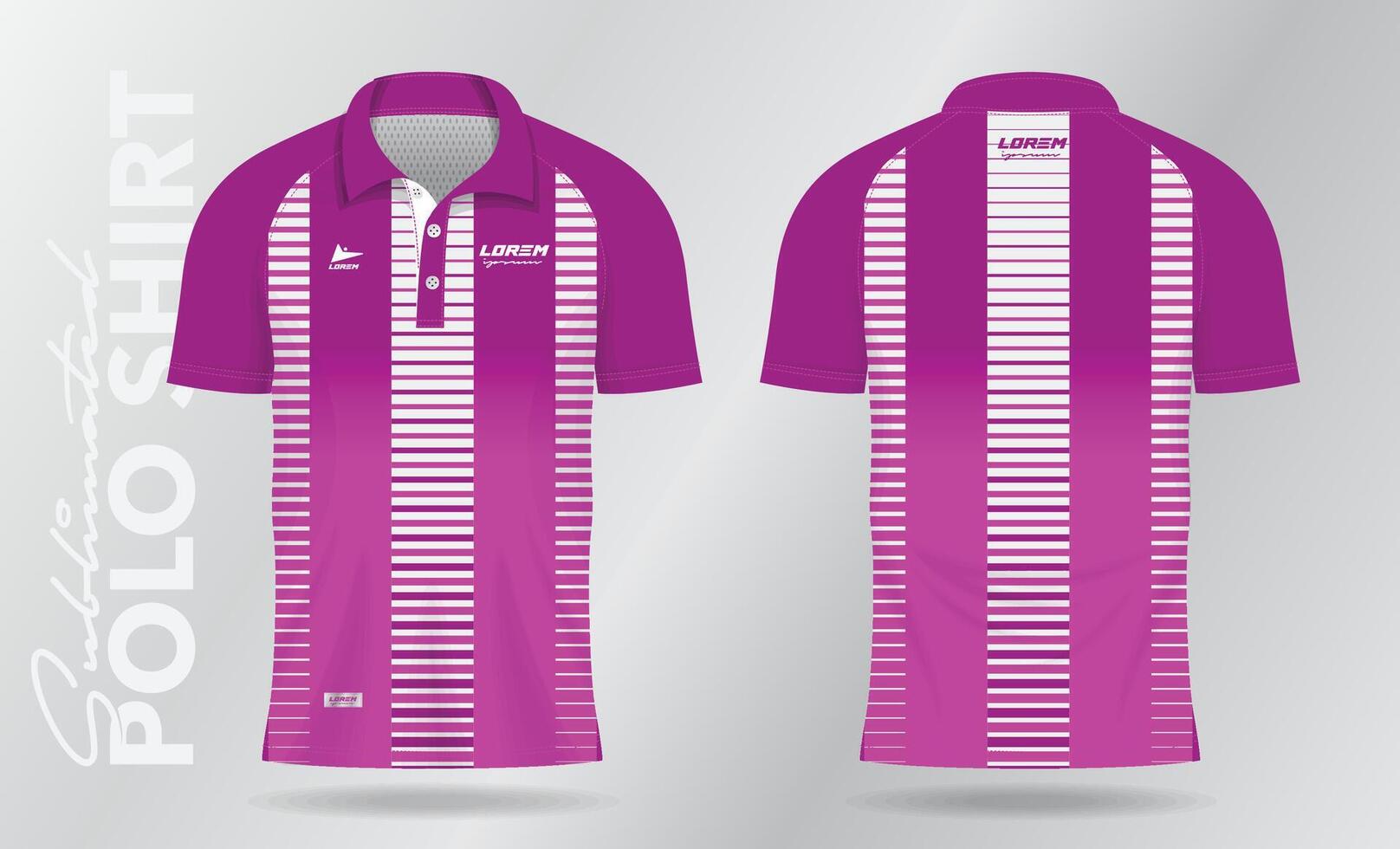 roze patroon en achtergrond voor sublimatie polo sport Jersey sjabloon ontwerp vector