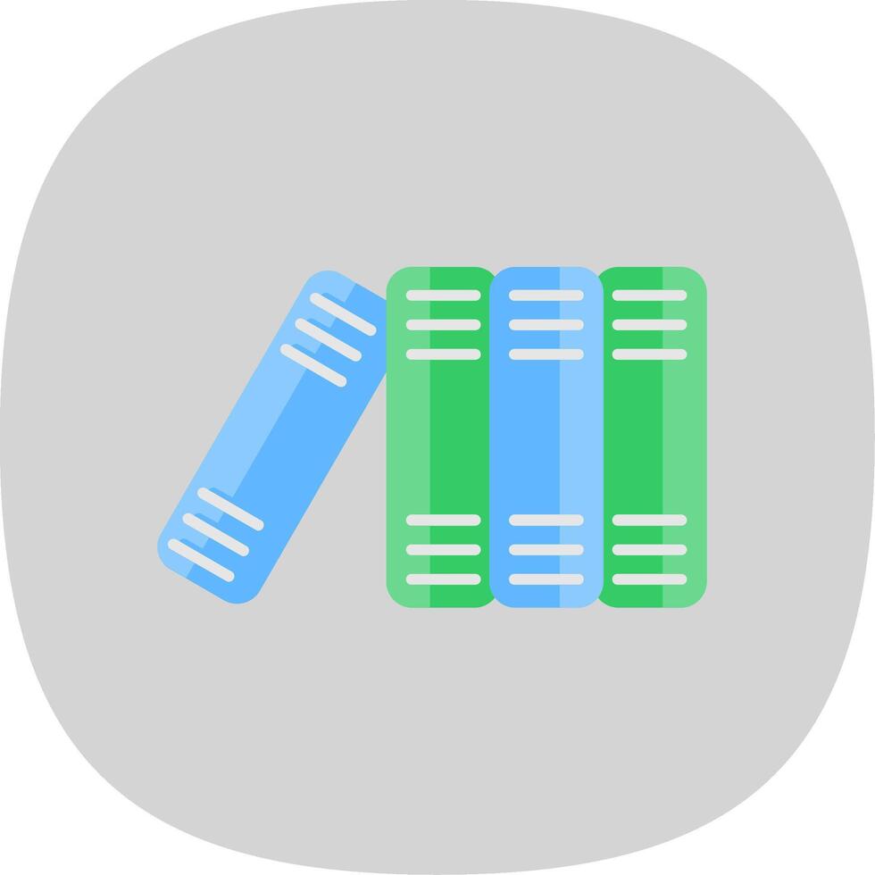 bestanden vlak kromme icoon vector